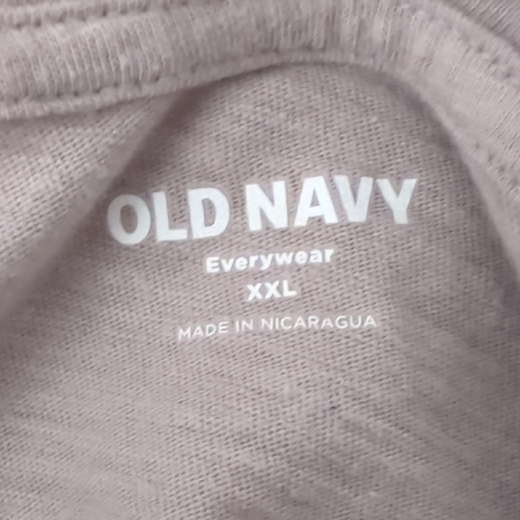 Old Navy Gray Graphic Tee with Blue Print - Picture 4 of 5